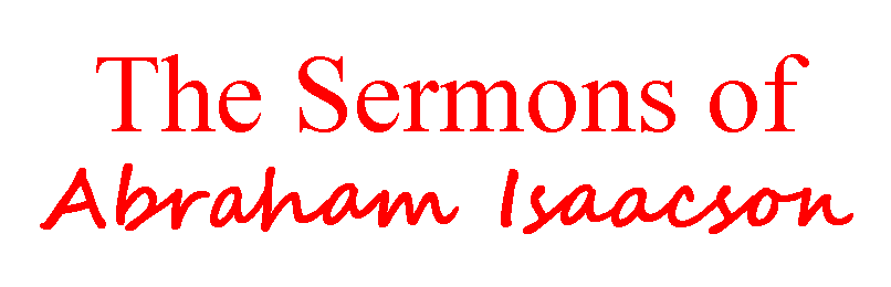 The Sermons of Abraham Isaacson